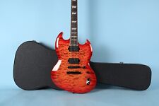 Guitarra elétrica ESP LTD Viper-1000 Deluxe em olho de tigre Sunburst acolchoada com estojo comprar usado  Enviando para Brazil