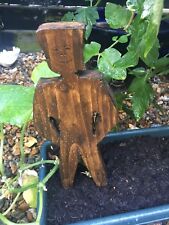 wooden garden men ornaments for sale  HOUNSLOW