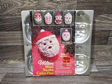 WILTON CAKE PAN Mini Holiday Santa Faces 1983 - Mini Pasteles para Muffin de Navidad, usado segunda mano  Embacar hacia Mexico