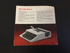 macchina scrivere olivetti dora usato  Italia