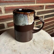 Caneca de grés ágata marrom cerâmica alta bege com alça café chá comprar usado  Enviando para Brazil