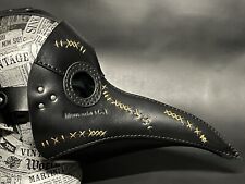 Máscara de cuero genuino Plague Doctor edición ""Memento Mori segunda mano  Embacar hacia Argentina