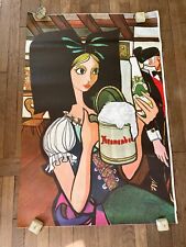 Grande affiche ancienne vintage poster Bière Kronembourg dimension d'occasion  Expédié en Belgium