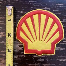 Shell Motor Oil / Gas (Embroidered Iron on patch) NASCAR Motor Sports for sale  Shipping to South Africa