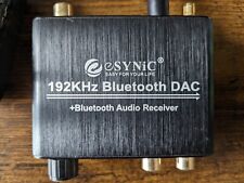 Convertidor de audio digital a analógico eSynic 192 kHz DAC con receptor Bluetooth 5.0, usado segunda mano  Embacar hacia Argentina