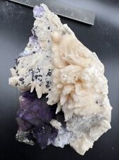 Fluorite, Calcite, Pyrite, Galena, and Red Sphalerite Specimen - Cave In Rock IL, used for sale  Shipping to South Africa