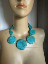 Perles turquoises douces d'occasion  France