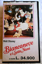 Biancaneve nani vhs usato  Bologna