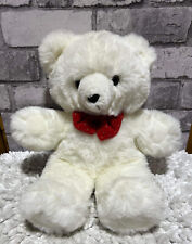 White fluffy plush for sale  Shipping to Ireland
