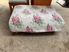 Large fabric footstool for sale  Shipping to Ireland