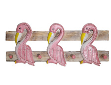 Wood flamingo hooks for sale  Cocoa Beach
