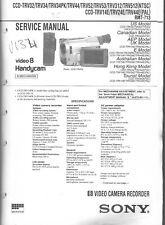 SERVICE MANUAL CCD-TRV24E SONY d'occasion  Pontarlier