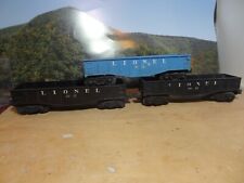 2 GÔNDOLAS LIONEL O GAUGE #6112 AZUL E 6012 PRETO comprar usado  Enviando para Brazil