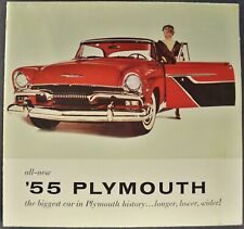 1955 plymouth brochure for sale  Olympia