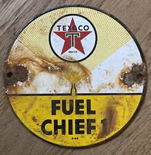 Texaco gasoline porcelain for sale  Wethersfield