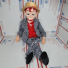 Vintage 1968 Juro Novelty Mortimer Snerd Ventriloquist Dummy Doll Puppet 30", used for sale  Shipping to South Africa