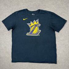 Camiseta LA Lakers para hombre talla XL negra baloncesto NBA Nike Air Swoosh segunda mano  Embacar hacia Argentina