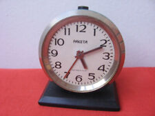Vintage Soviet Mechanical Mini Alarm Clock RAKETA USSR 1970's comprar usado  Enviando para Brazil