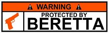 Sticker warning protected d'occasion  Le Val