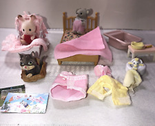 Lote de móveis brinquedos 17 peças Sylvanian Families Calico Critters bebê infantil comprar usado  Enviando para Brazil