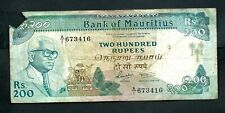 Mauritius 200 rupees for sale  ILKLEY