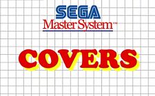 Sega Master System Remplacement Box Art Case Insert Cover - High Quality d'occasion  Avesnes-les-Aubert