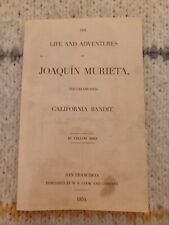 Joaquin murieta paperback for sale  Vista