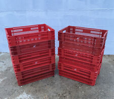 Red nestable stacking for sale  GRIMSBY