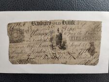 1827 english banknote for sale  STOCKPORT