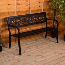 Steel garden bench for sale  BRADFORD