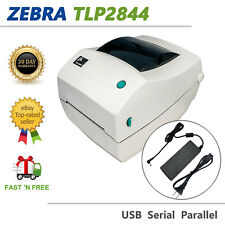 Impressora de etiquetas Zebra TLP 2844 transferência térmica código de barras USB serial paralela comprar usado  Enviando para Brazil