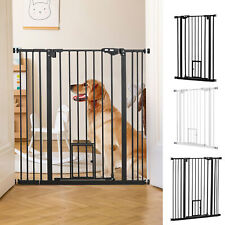 Extra Tall Pet Gate W/ Cat Door, Adjustable Dog Safety Gate Auto Close, used for sale  Shipping to South Africa