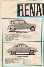 Renault range 1964 for sale  UK