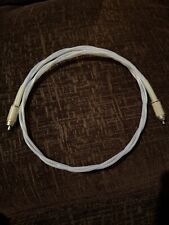 Used, 4 CORE 24AWG OCC FLAT PURE SOLID CORE SILVER TEFLON AUDIO NOTE AN-P 1M RCA CABLE for sale  Shipping to South Africa