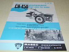 Prospectus brochure motoculteu d'occasion  Pont-d'Ain