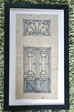 Antique architectural drawing for sale  RYDE