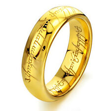 Lord of the Rings The One Ring Lotr Stainless Steel Fashion Men's Ring Size 6-13, used for sale  Shipping to South Africa