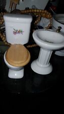 Dollhouse ceramic toilet d'occasion  Expédié en Belgium