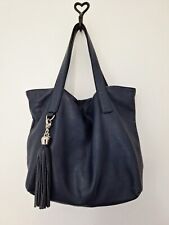 Gorgeous Soft Italian Blue Leather Coccinelle Tote Bag Lavorazione N°21 for sale  Shipping to South Africa