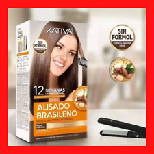 KATIVA Brasileño Alisado Queratina Argán Kit Set Cabello Alisado Champú  segunda mano  Embacar hacia Mexico