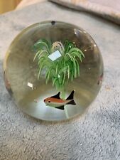 Glass paperweight fish for sale  MAUCHLINE