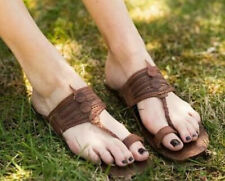 Handmade kolhapuri leather sandals,summer flats,bohemian sandals,women's leather for sale  Shipping to South Africa