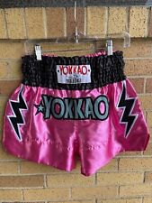🥊 🥋 Shorts rosa grande unissex YOKKAO CarbonFit Muay Thai 🥊🥋 comprar usado  Enviando para Brazil