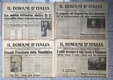 Domani italia giornali usato  Pozzuoli
