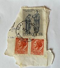 Raro doppio francobollo usato  Quartu Sant Elena
