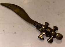 Vintage brass lizard for sale  North Ridgeville