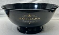"Tazón de hielo con cubo de champán vintage MOET & CHANDON pedestal grande negro 15"" X 7,5""" segunda mano  Embacar hacia Argentina
