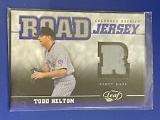 ⚾ Camiseta Donruss Leaf Baseball Road 2005 #RJ-14 Todd HELTON ⚾ comprar usado  Enviando para Brazil