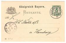 Bayern postkarte ganzsache gebraucht kaufen  Deutschland