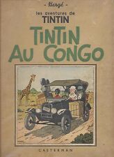 Antiek stripalbum/Ancien bande dessinee 'TinTin au Congo' tweedehands  Terneuzen - Kern Westdorpe